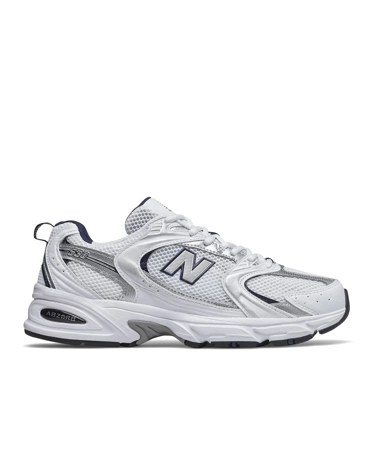 New Balance 530 White Silver Navy