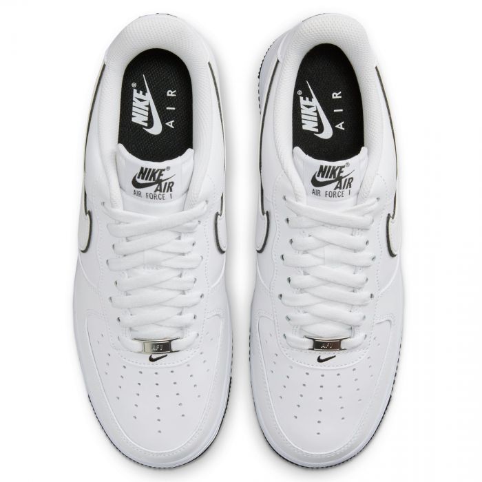 Nike Air Force 1 '07 Low White Black Outline Swoosh
