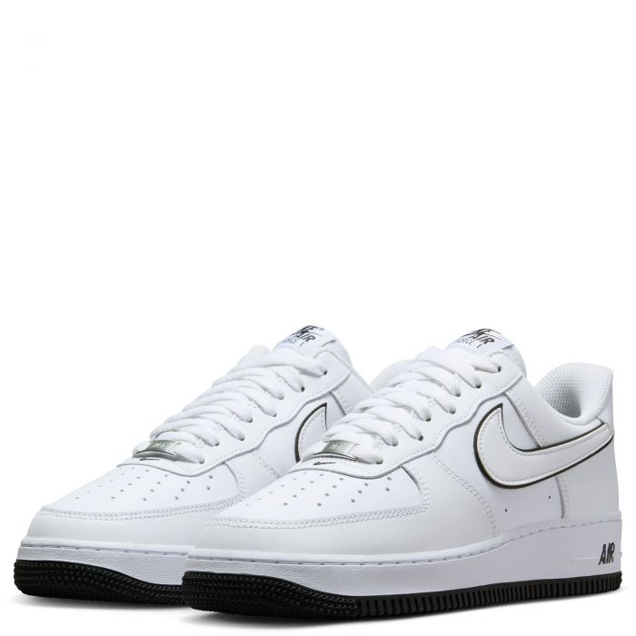 Nike Air Force 1 '07 Low White Black Outline Swoosh