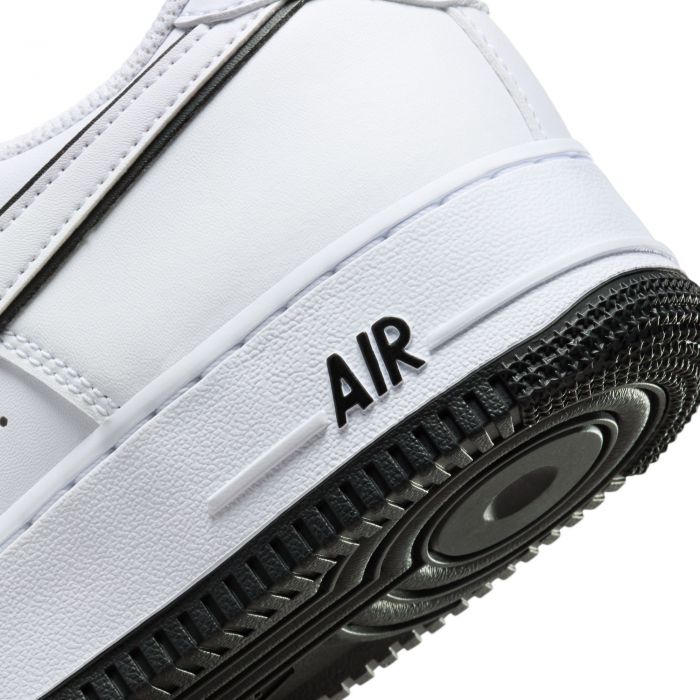 Nike Air Force 1 '07 Low White Black Outline Swoosh