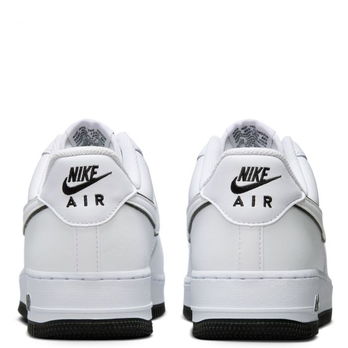 Nike Air Force 1 '07 Low White Black Outline Swoosh