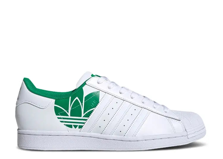 Adidas Superstar 'Trefoil Print White Green'